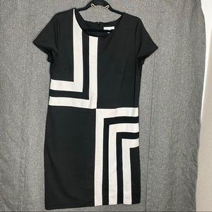 Black and white dress